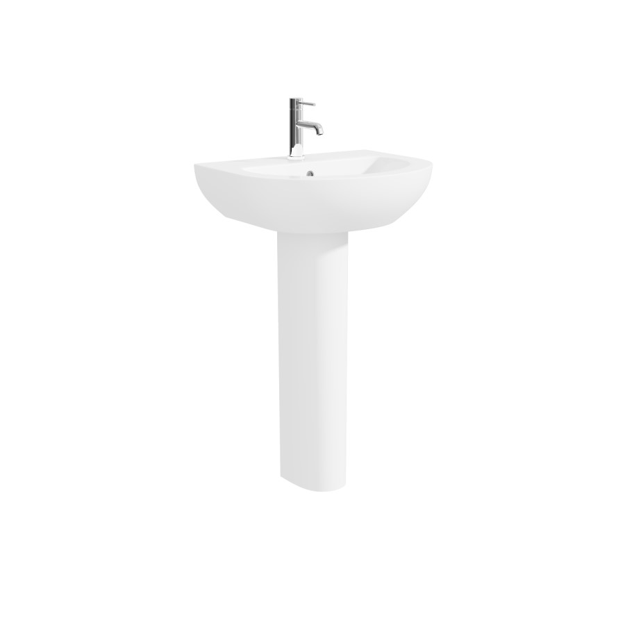 Grade A1 - Close Coupled Toilet and Basin Bathroom Suite - Newport