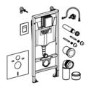 Wall Hung Rimless Short Projection Toilet Grohe Cistern and Frame - Newport
