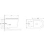 Newport Wall Hung Toilet and Semi Pedestal Basin Suite