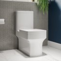 BUN/BeBa_25892/77073 Close Coupled Rimless Toilet with Soft Close Seat - Ashford