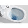 Grade A1 - Close Coupled Rimless Toilet with Soft Close Seat - Ashford