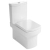 Close Coupled Rimless Toilet with Soft Close Seat - Ashford
