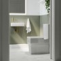 Close Coupled Toilet and Left Hand Wall Hung Basin Cloakroom Suite - Ashford