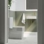 Close Coupled Toilet and Right Hand Wall Hung Basin Cloakroom Suite - Ashford