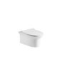 Cloakroom Suite with Left Hand Basin, Wall Hung Toilet & Soft Close Seat
