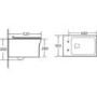 Wall Hung Rimless Toilet with Soft Close Seat Frame Cistern and Brass Flush - Santiago