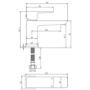 Comfort Height Close Coupled Toilet and Basin with Tap & Waste Cloakroom Suite - Indiana