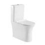 Comfort Height Close Coupled Toilet and Basin with Tap & Waste Cloakroom Suite - Indiana