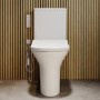 Indiana Close Coupled Comfort Height Smart Bidet Japanese Toilet with Heated Seat - Purificare