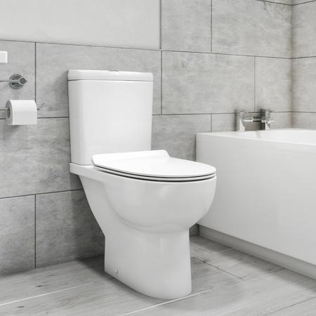 Kartell Form Short Projection Rimless Toilet With Soft Close Seat