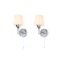 Set of 2 Glass Bathroom Wall Lights - Aquarius