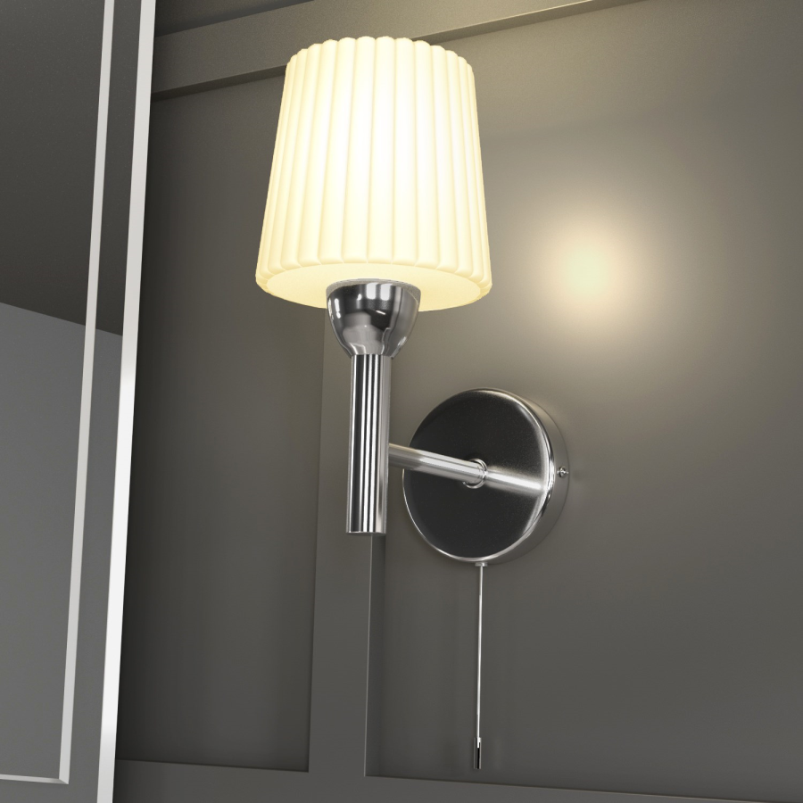 Set of 2 Glass Bathroom Wall Lights - Aquarius