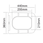 1500mm White Toilet and Sink Unit with Storage Unit and Round Toilet - Harper