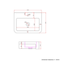 1500mm White Toilet and Sink Unit with Storage Unit and Round Toilet - Harper
