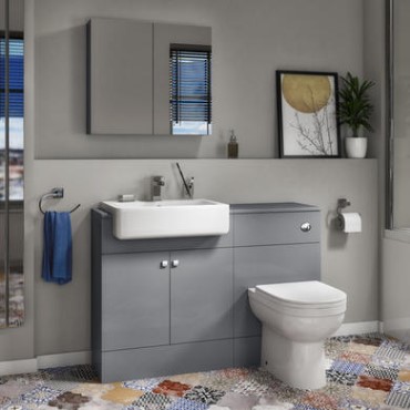 Toilet And Sink Units Combination, Toilet And Sink Vanity Unit 1400mm