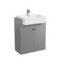 Grade A1 - 670mm Grey Freestanding Vanity Unit with Basin - Harper
