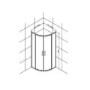 800mm Quadrant Shower Enclosure with Tray - Juno
