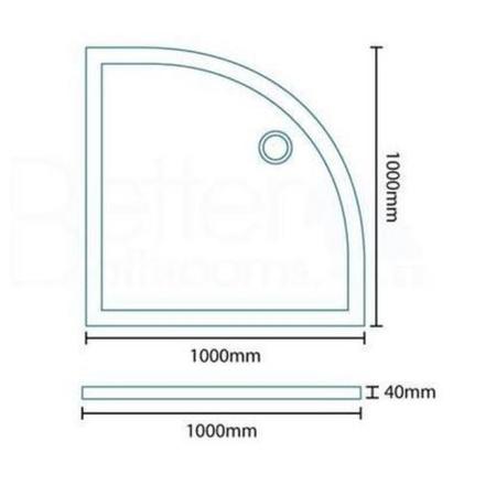 Juno 800x800mm Quadrant Enclosure with Newport Toilet and Basin Suite