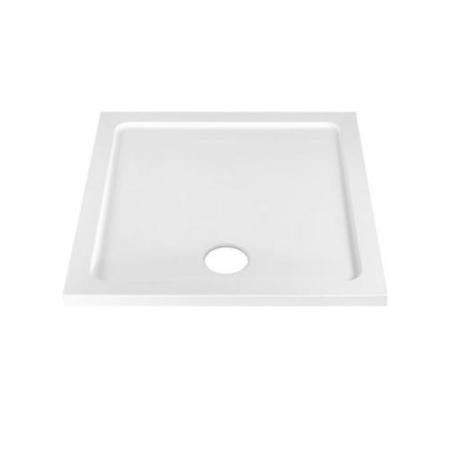 900mm Square Shower Enclosure with Sliding Corner Entry & Tray - Juno
