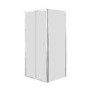760mm Square Bi-Fold Shower Enclosure with Tray - Juno