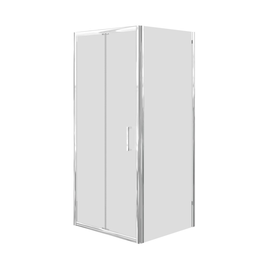 760mm Square Bi-Fold Shower Enclosure with Tray - Juno