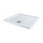 760mm Square Bi-Fold Shower Enclosure with Tray - Juno