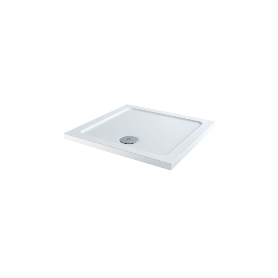 760mm Square Bi-Fold Shower Enclosure with Tray - Juno
