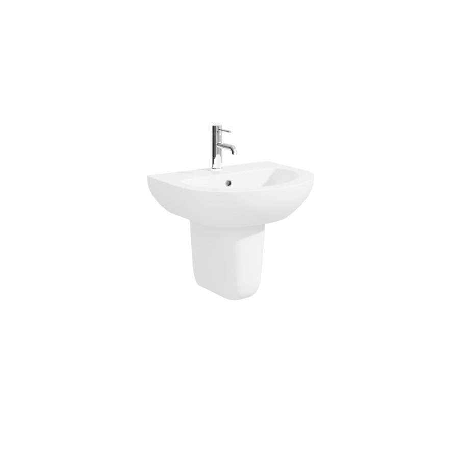 Juno 1100mm Sliding Door Newport Wall Hung Toilet and Semi Pedestal Basin Suite