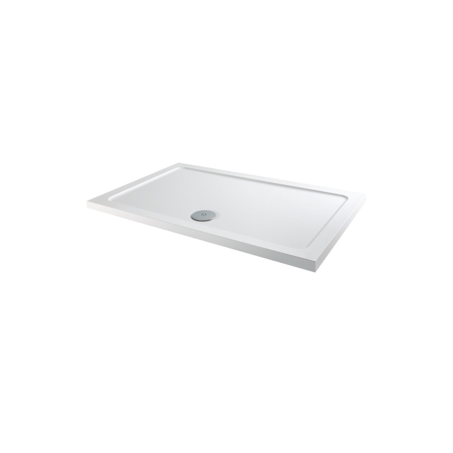 1200 x 800mm Rectangular Sliding Shower Enclosure with Tray - Juno