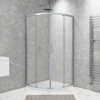 Grade A1 - 900mm Quadrant Shower Enclosure- Pavo