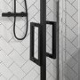 ONLY OPENED - Black 900 Quadrant Shower Enclosure - Pavo
