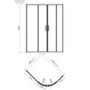 1200x900mm Offset Quadrant Shower Enclosure - Pavo