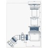 1000x800mm Black Right-Hand Offset Quadrant Shower Enclosure With Shower Tray -  Pavo
