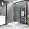 1100x900mm Rectangular Sliding Shower Enclosure - Pavo