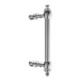 1000mm Chrome Sliding Shower Door 8mm Glass with Traditional Handle - Pavo