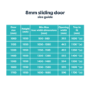 1600mm Slidng Shower Door  - Pavo
