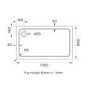 1700x800mm Rectangular Sliding Shower Enclosure with Shower Tray- Pavo