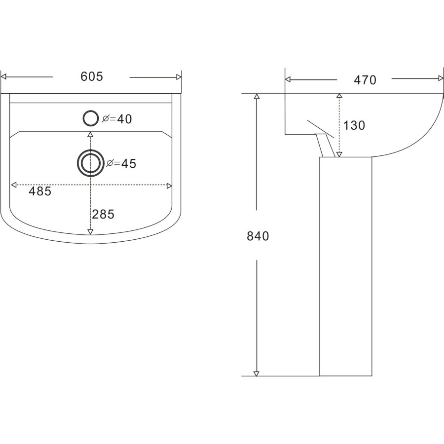 1400 x 900mm Chrome Walk in Shower Enclosure Suite with Toilet and Basin - Corvus