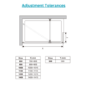 900mm Chrome Shower Screen for Wet Room & Walk In Shower with 300mm Hinged Flipper Panel – Corvus