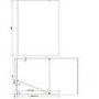 1400mm Black Frameless Wet Room Shower Screen - Corvus