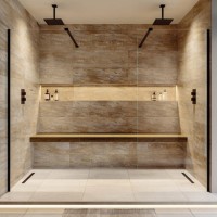 2500mm Black Double Shower Screen for Wet Room & Walk In Shower – Corvus