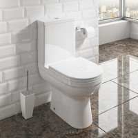 Grade A2 - Close Coupled Toilet with Soft Close Seat - Addison