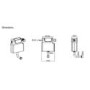Arissa Chrome Pneumatic Push Button and Cistern