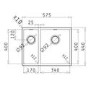 1.5 Bowl Undermount and Inset Chrome Stainless Steel Right Hand Kitchen Sink - Enza Yara