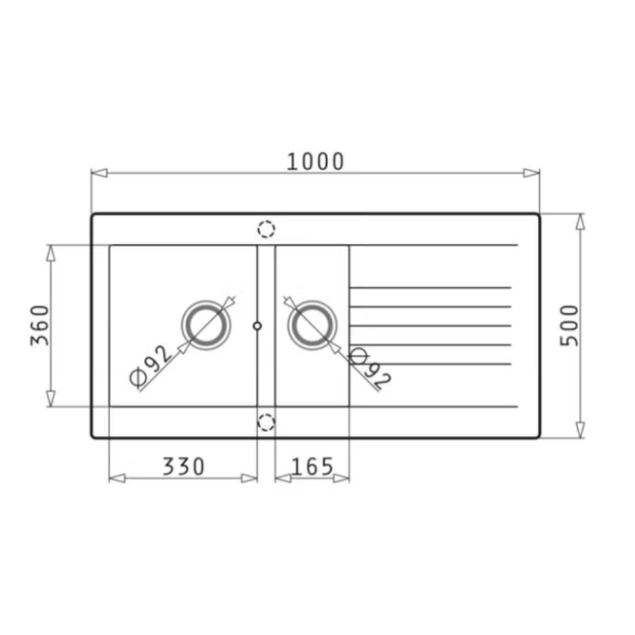 1.5 Bowl Black Reversible Composite Inset Kitchen Sink with Pull Out Kitchen Mixer Tap Set - Essence