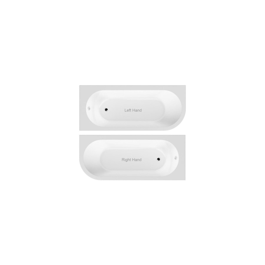 J Shape Right Hand Shower Bath Suite with Toilet and Sink Unit - Bali