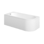 Jersey J Shaped Left Hand Bath with Bath Panel - 1700mm x 750mm 