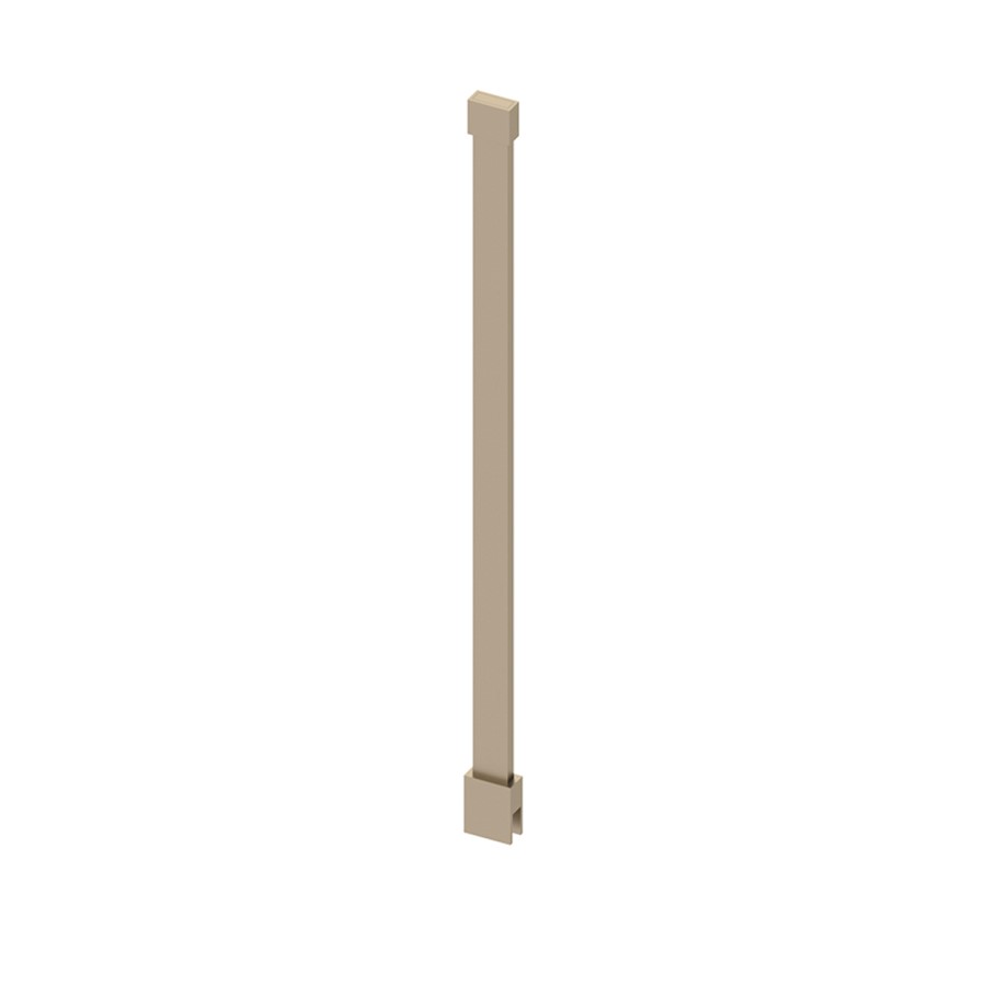 1600x800mm Nickel Wet Room Shower Screen Enclosure - Corvus