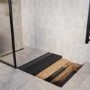 1400x900mm Wet Room Tileable Shower Tray with Wet Room Install &  Linear Waste Drainage Kit