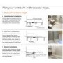 1400x900mm Wet Room Tileable Shower Tray with Wet Room Install & Linear Waste Drainage Kit